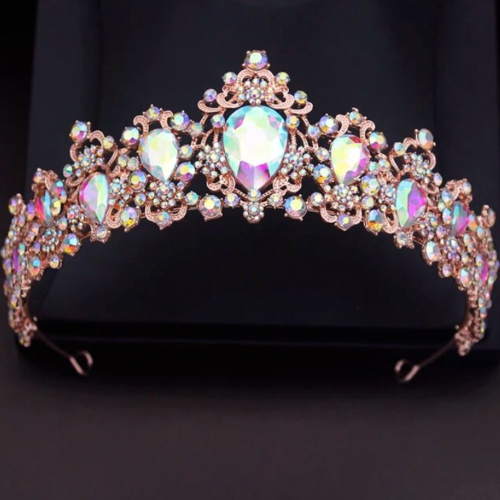 Elegant Purple and Silver Tiara - Picture 3 of 5